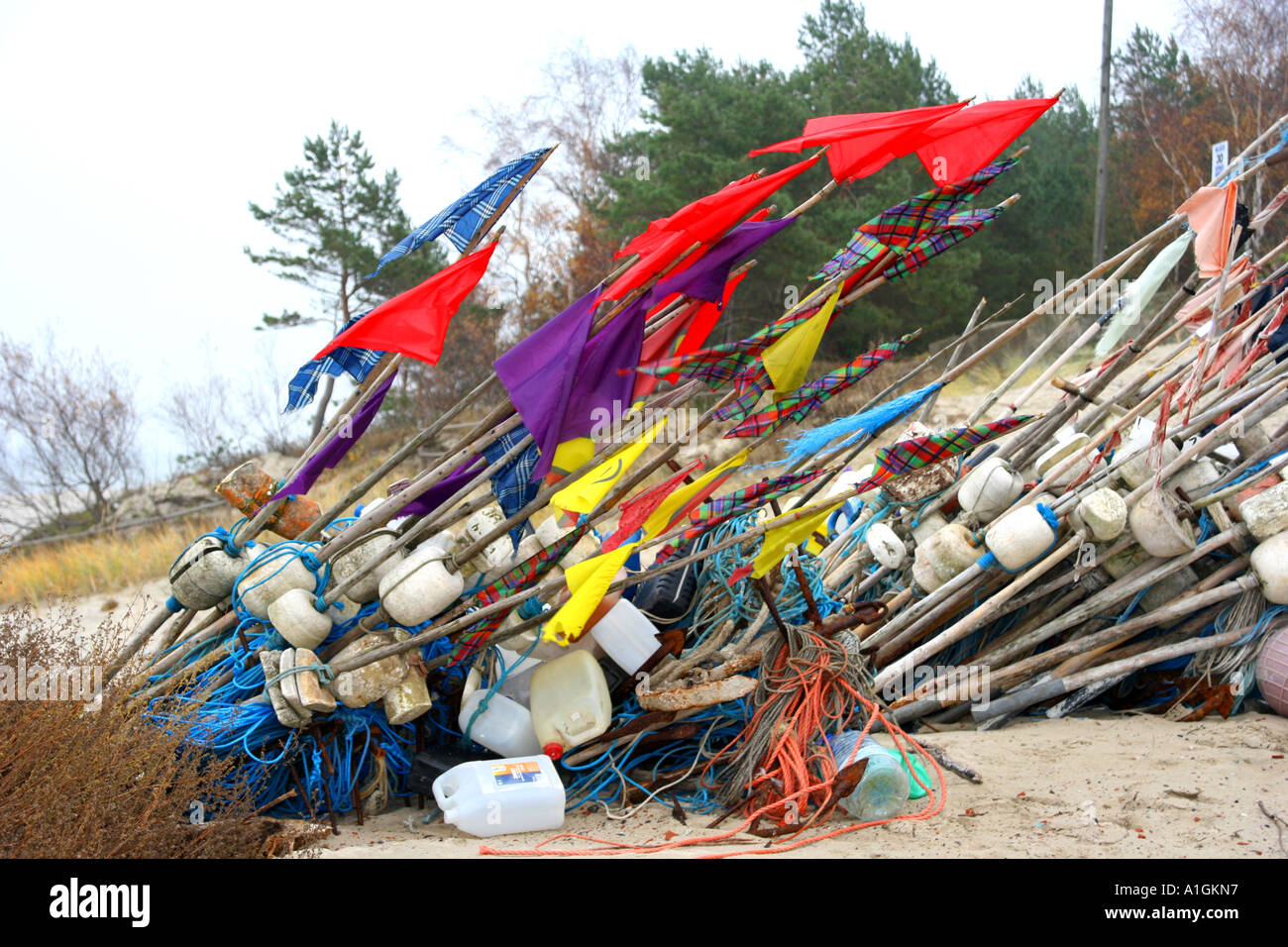 Colorful fishing markers Stock Photo Alamy