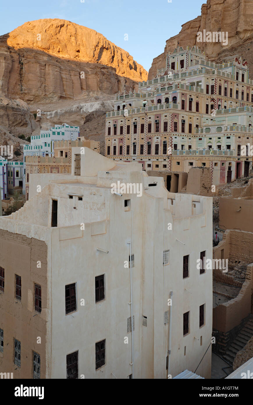 Khaylla Khaylah village Wadi Doan Wadi Hadramaut Yemen Stock Photo - Alamy