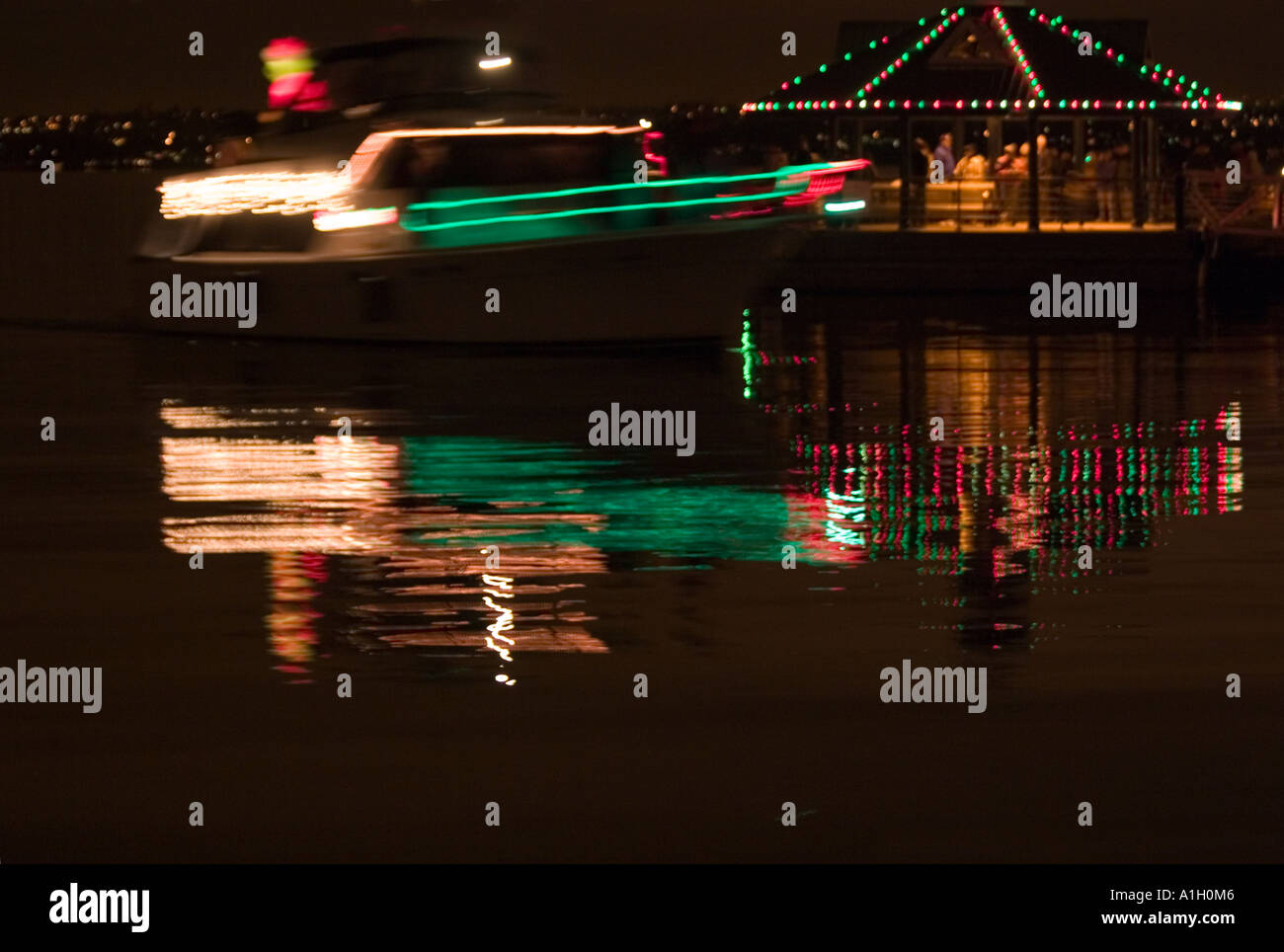 Christmas Lights Renton Stock Photo Alamy