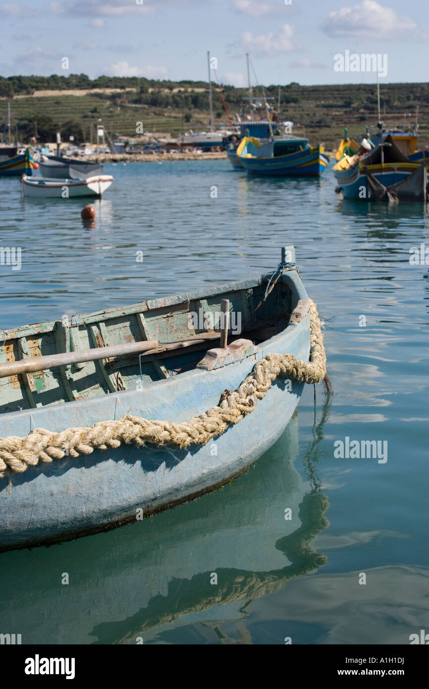 maltese fishing boat Stock Photo - Alamy