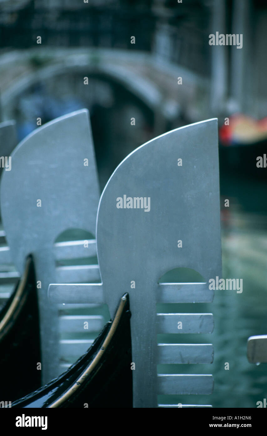 Close up gondola venice italy hi-res stock photography and images - Alamy