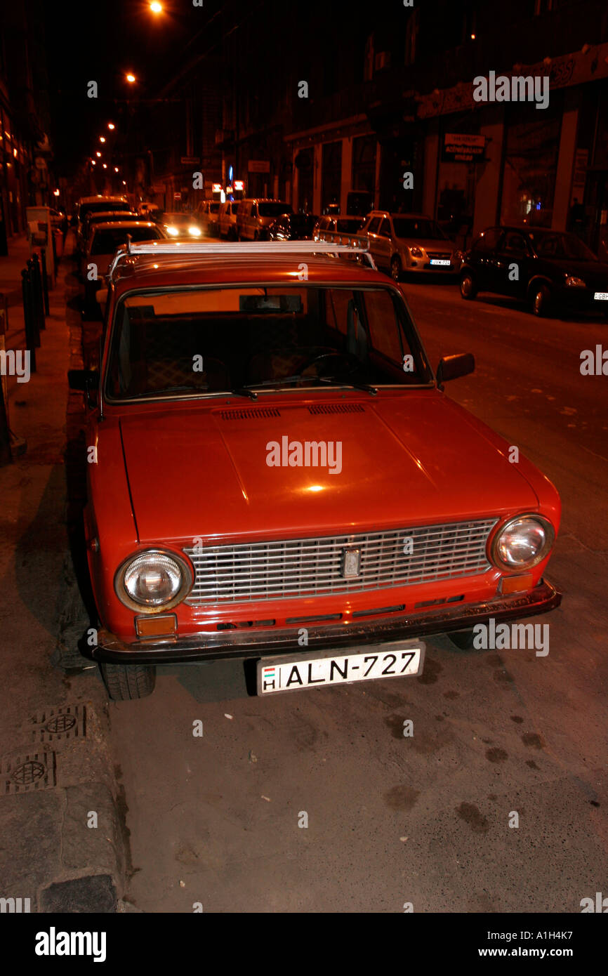 Trabant  car Budapest Hungary Stock Photo
