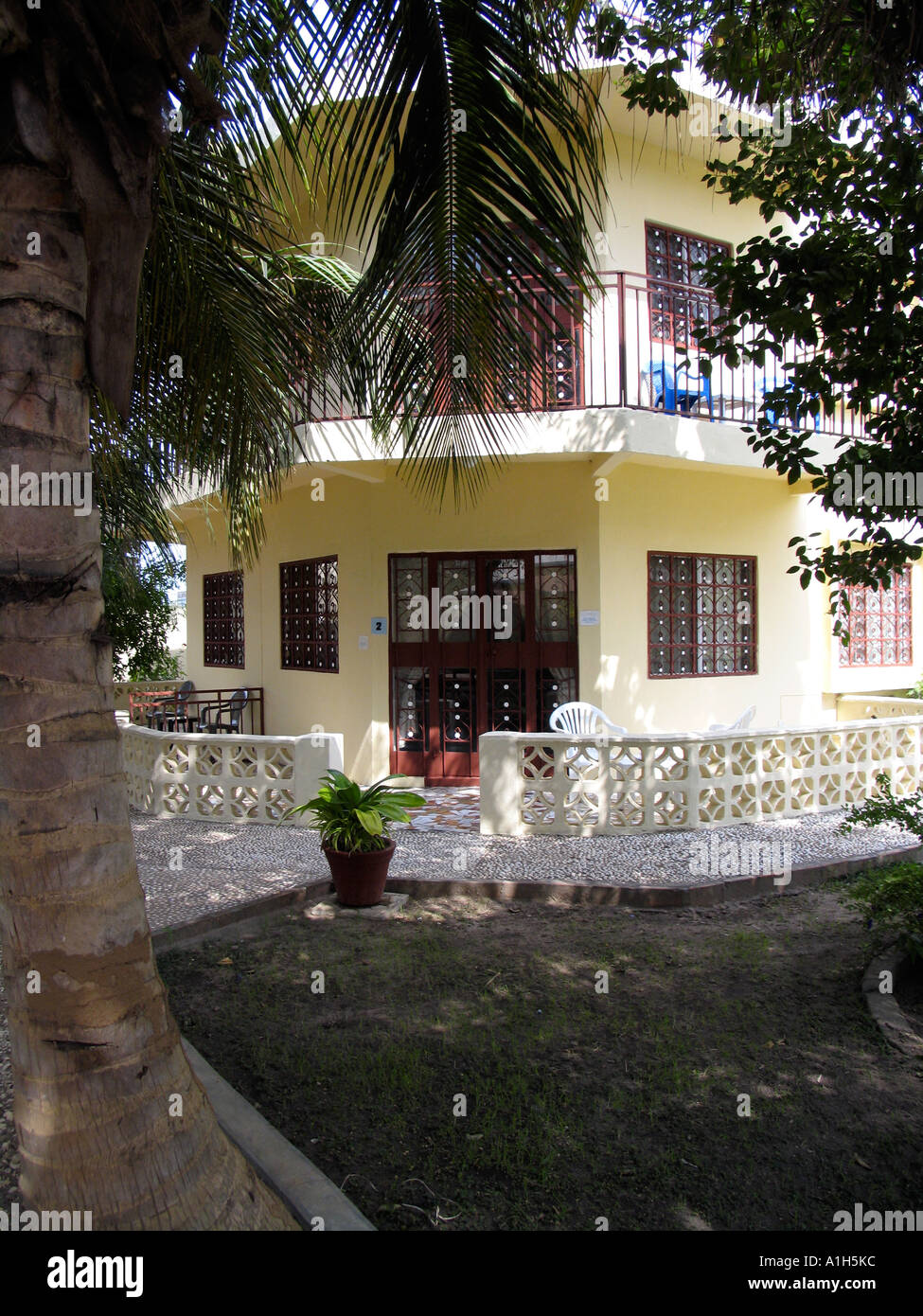 Balmoral self catering apartments Kololi The Gambia Stock Photo