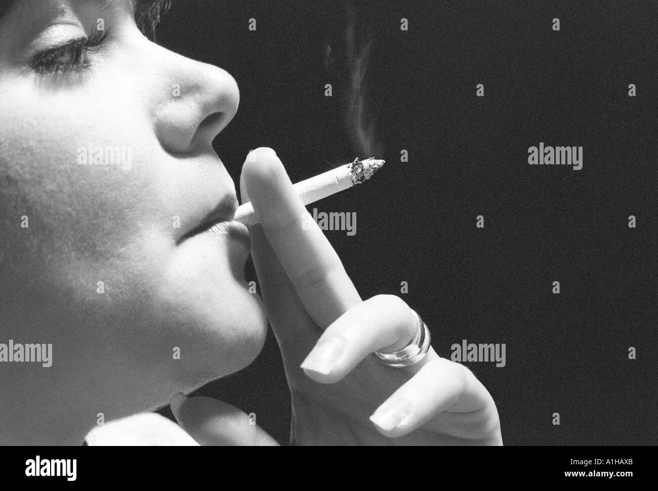 Cigarette smoke smoking light up hires stock photography and images