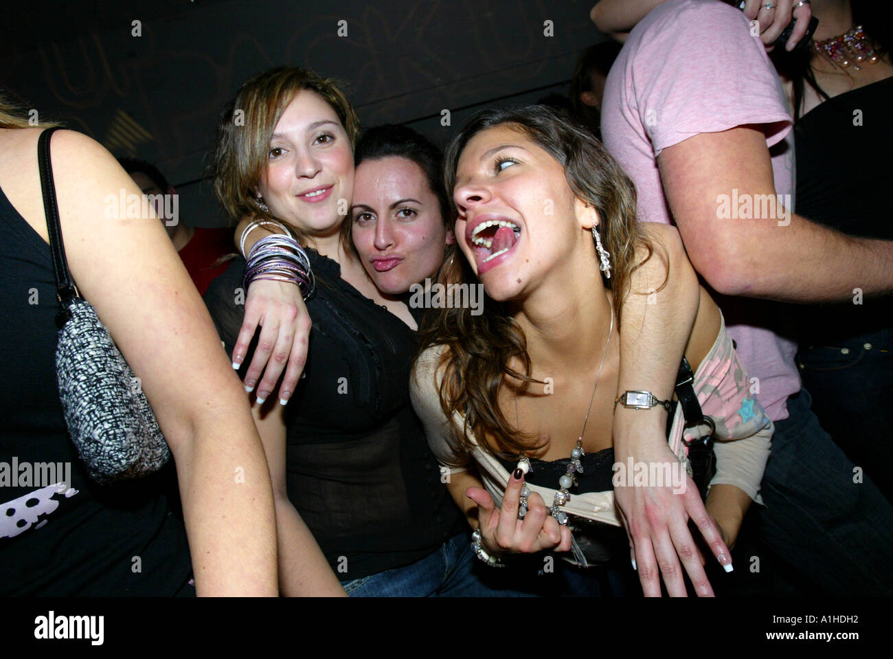 Girls Dancing Stock Photo