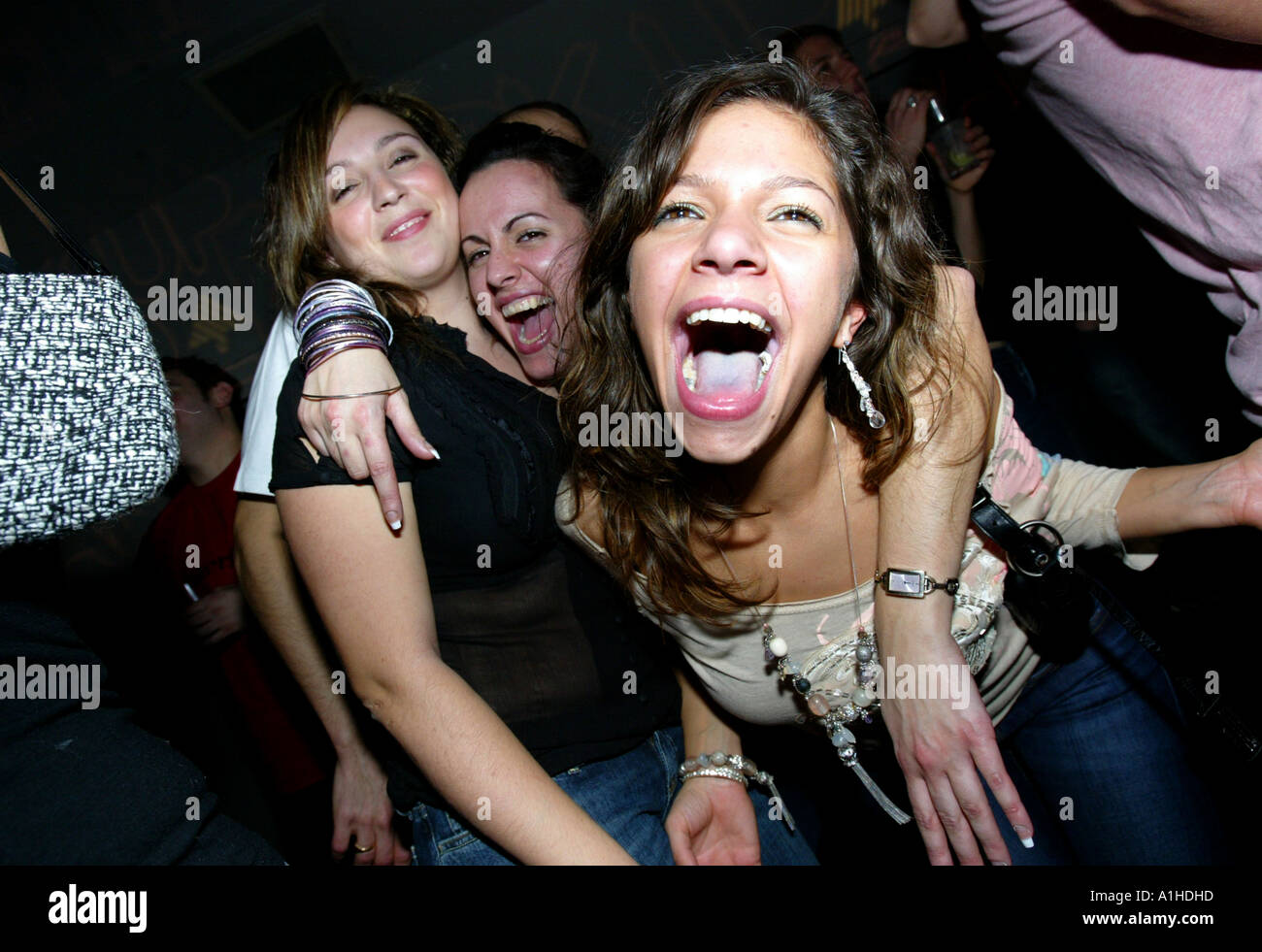 Girls Dancing Stock Photo