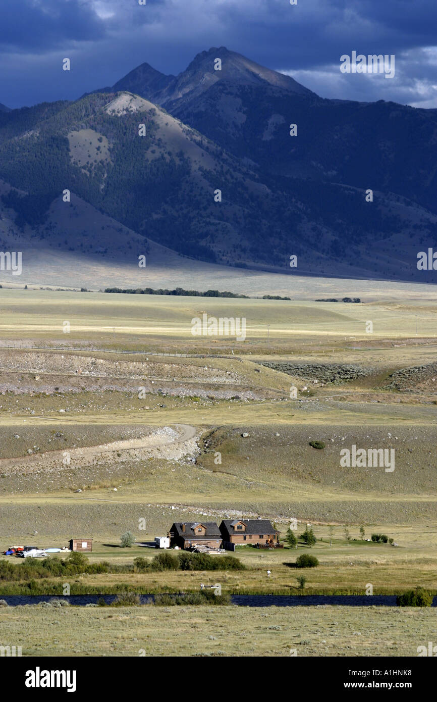 Madison River Ranch Madison river big sky montana hi-res stock photography and images - Alamy