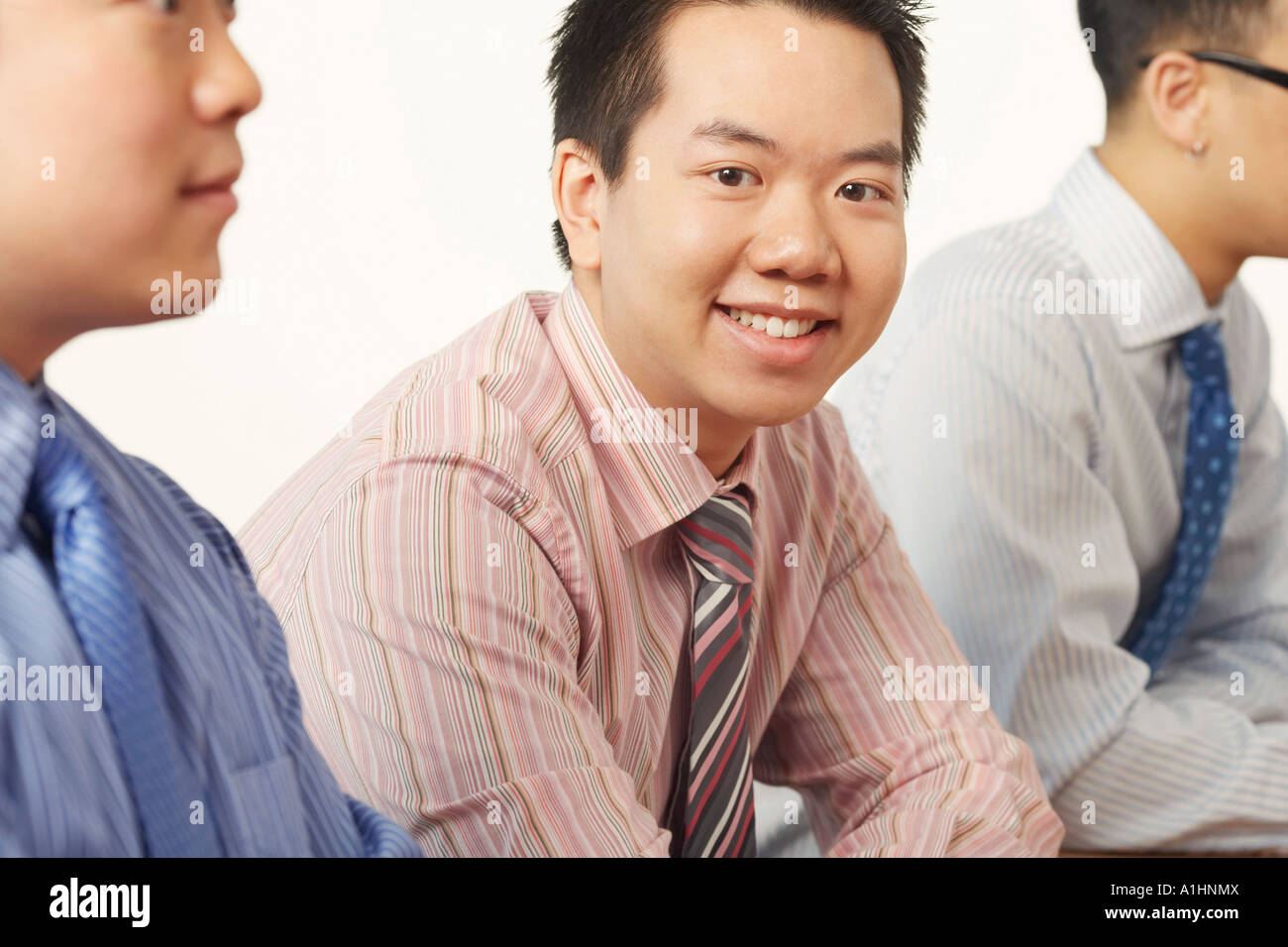 Portrait of a businessman smiling Stock Photo - Alamy