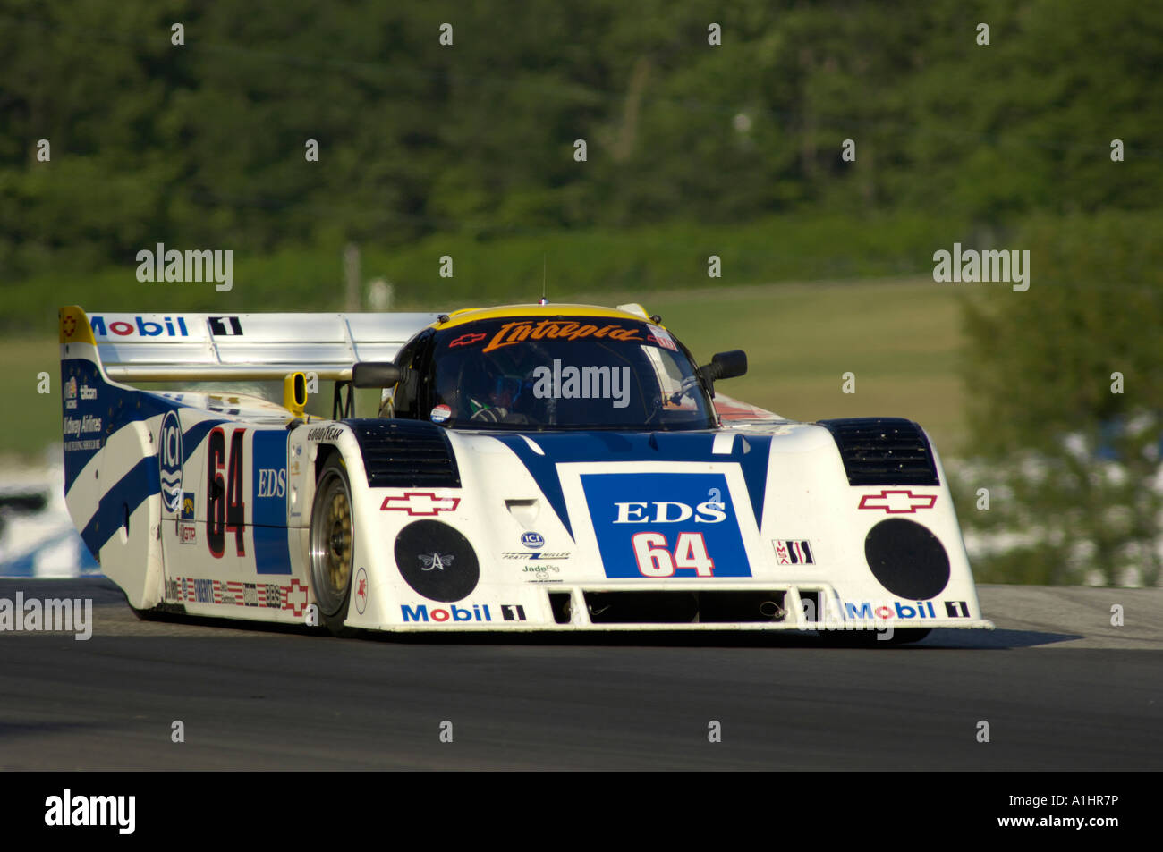 Brian DeVries races his 1990 Intrepid GTP car at the Kohler International Challenge with Brian Redman 2006 Stock Photo