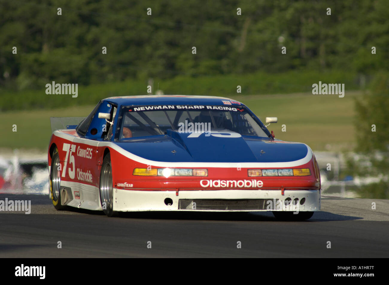 David Hay races his 1990 Oldsmobile Cutlass at the Kohler International Challenge with Brian Redman 2006 Stock Photo