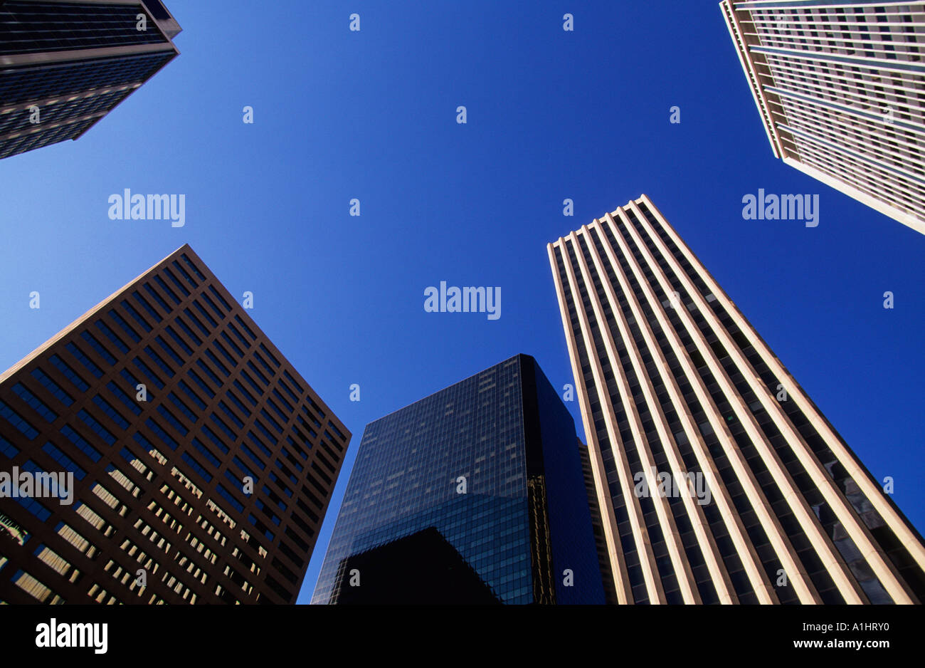 USA Denver Colorado Downtown Office Buildings Skyscrapers Skyline ...