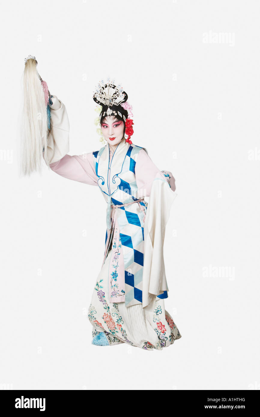 Chinese woman wearing white hi-res stock photography and images - Alamy