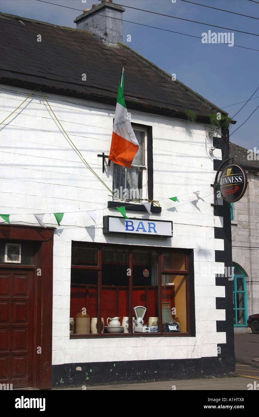 Pub in Ballyconnell, County Cavan, Republic of Ireland Stock Photo