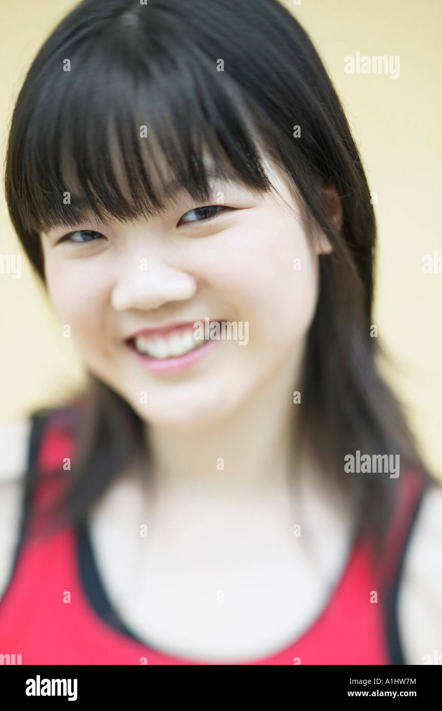 Happy smiling females hi-res stock photography and images - Alamy