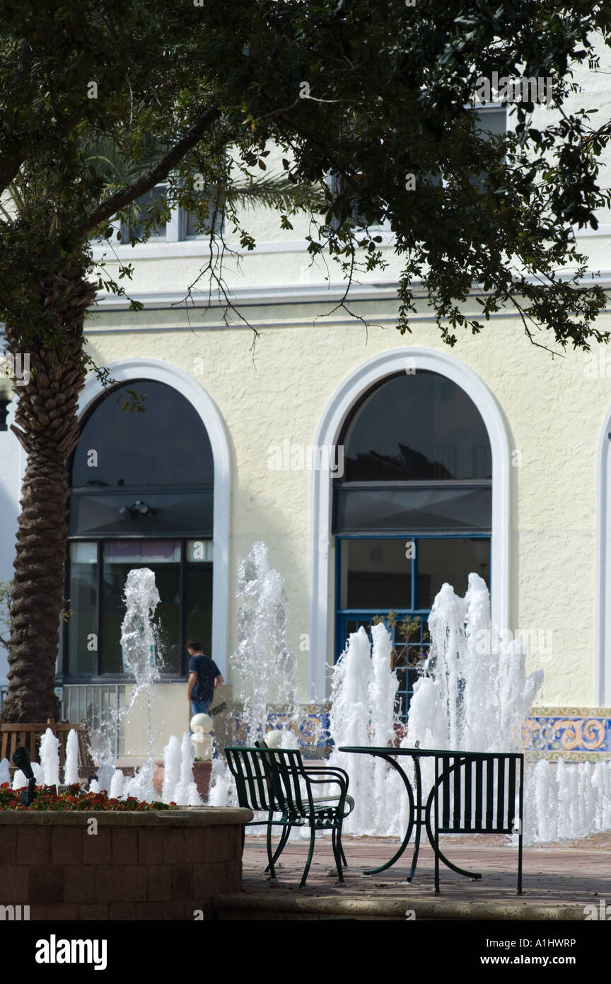 water fountains recreation at clematis street downtown West Palm Beach