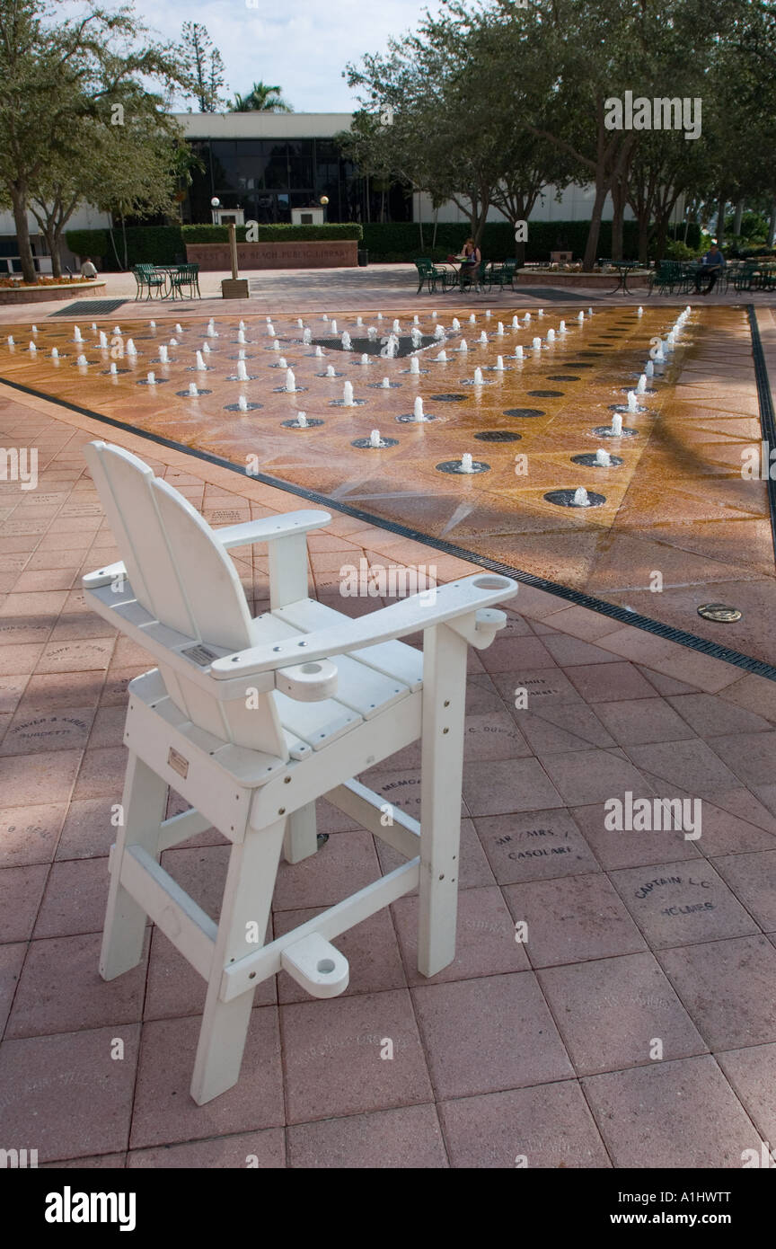 water fountains recreation at clematis street downtown West Palm Beach