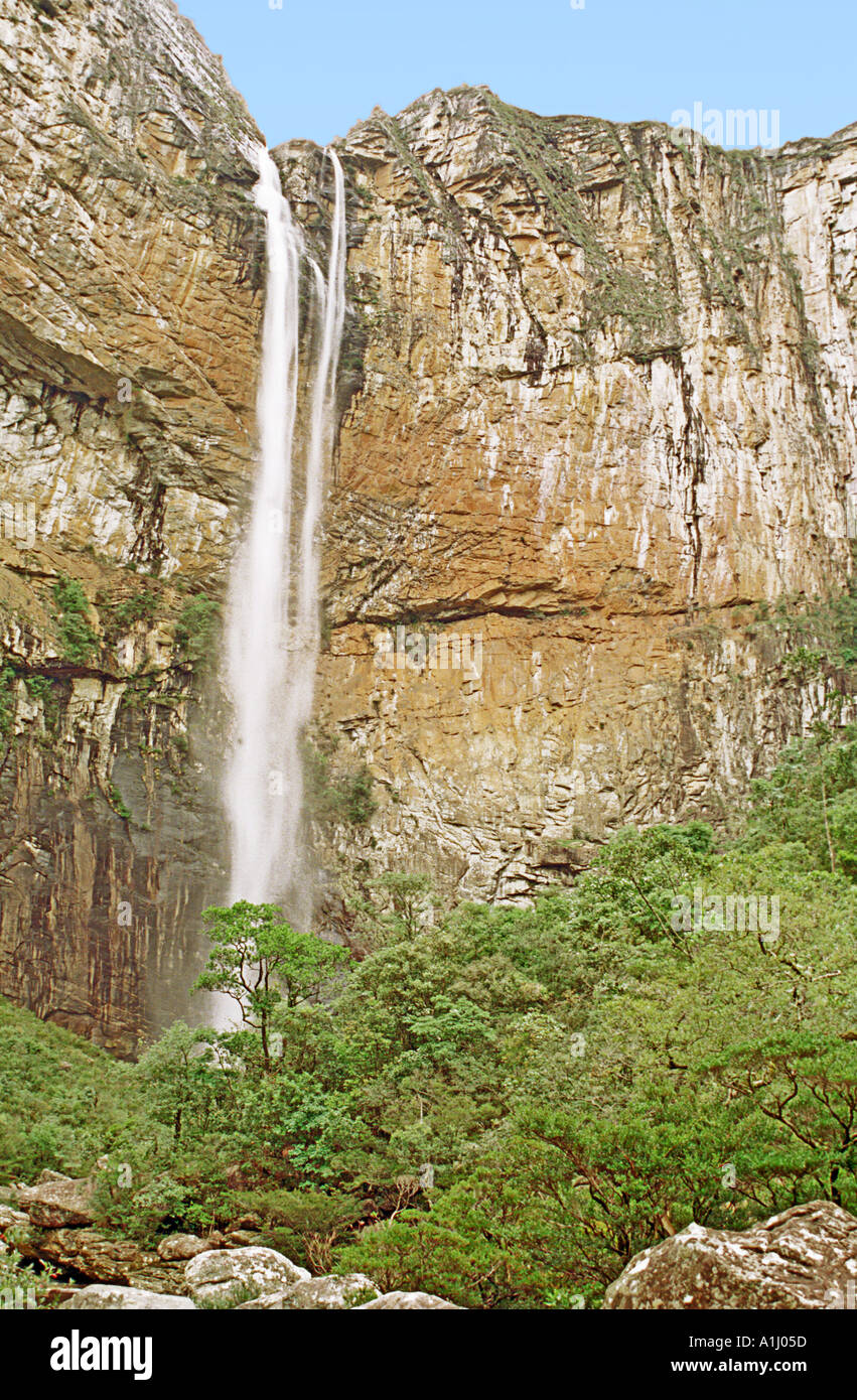 Cachoeira do Tabuleiro Conceicao do Mato Dentro Minas Gerais Brazil Stock Photo