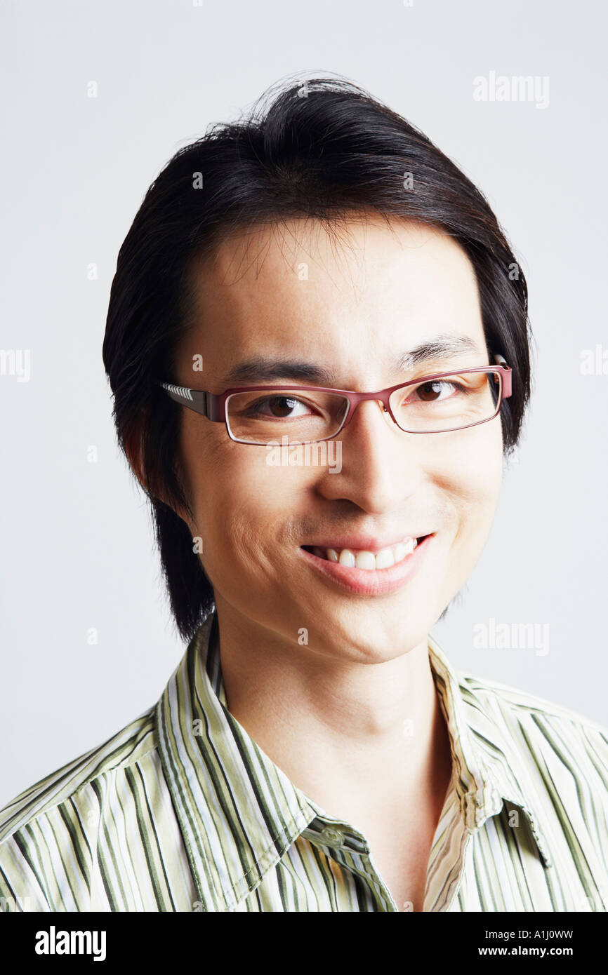 Portrait of a mid adult man smiling Stock Photo - Alamy