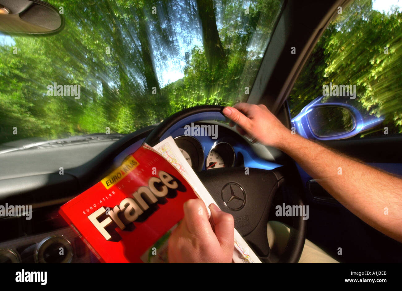 DRIVING THROUGH FRANCE Stock Photo Alamy