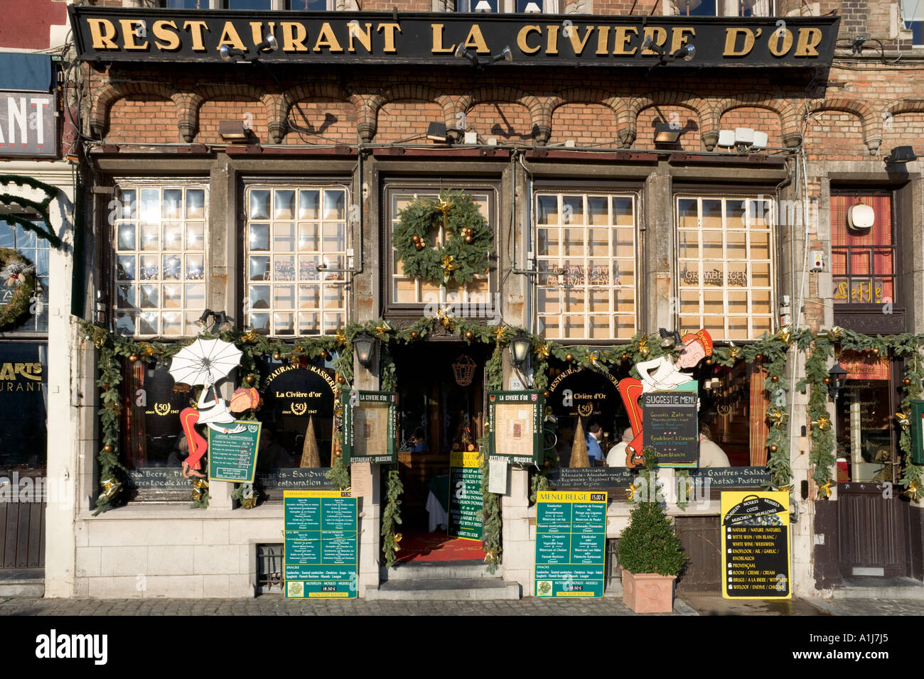 Brugge belgium restaurant hi-res stock photography and images - Alamy