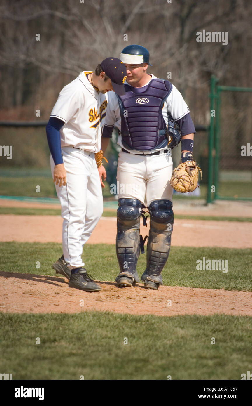 Baseball pitcher catcher hires stock photography and images Alamy