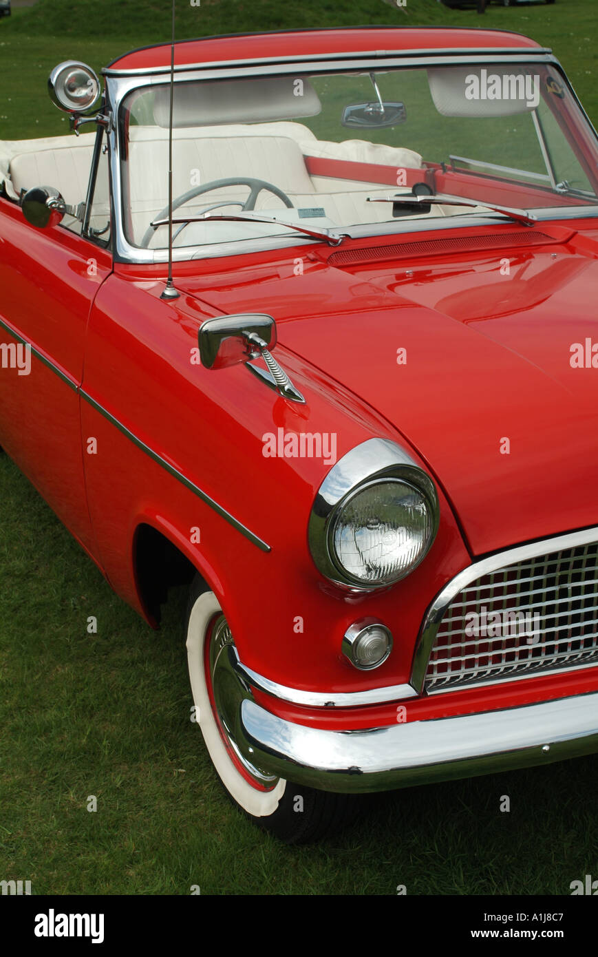 The front of the Ford Consul 375. Stock Photo