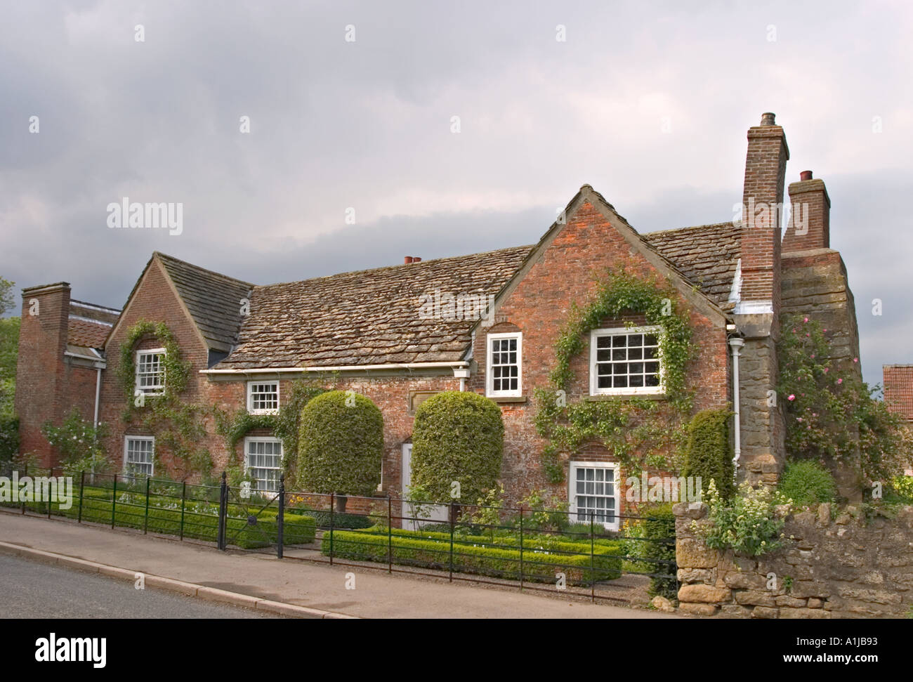 Shandy Hall the home of author Laurence Sterne in Coxwold North Yorkshire UK Stock Photo