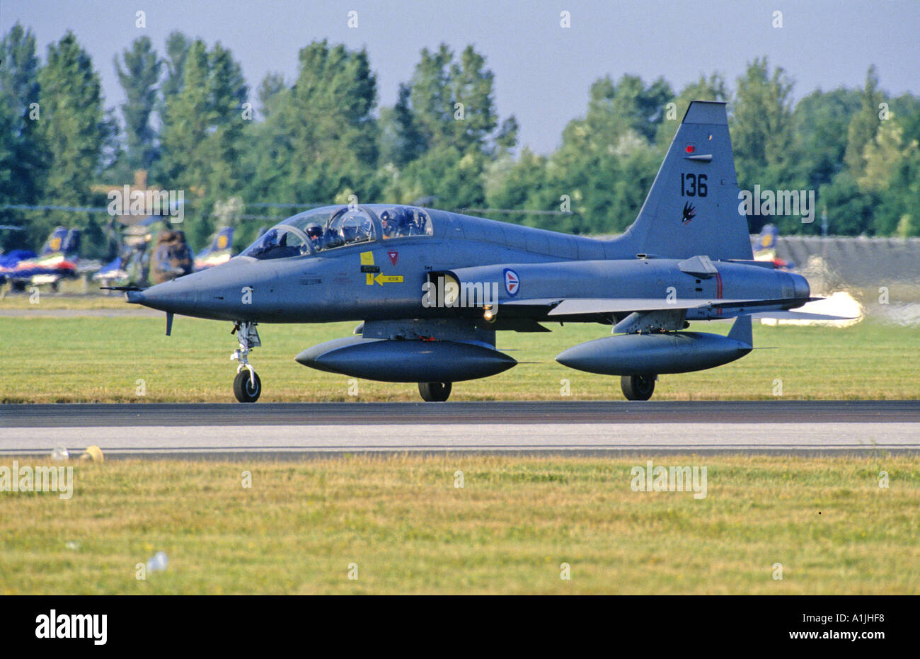 The Royal Norwegian Air Force Northrop F-5  Freedom Fighter Stock Photo