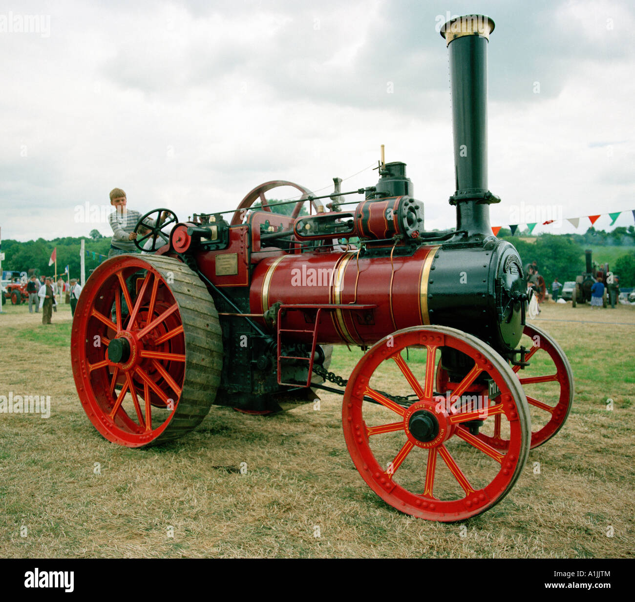 large steam engine at an irish steam rally Stock Photo Alamy