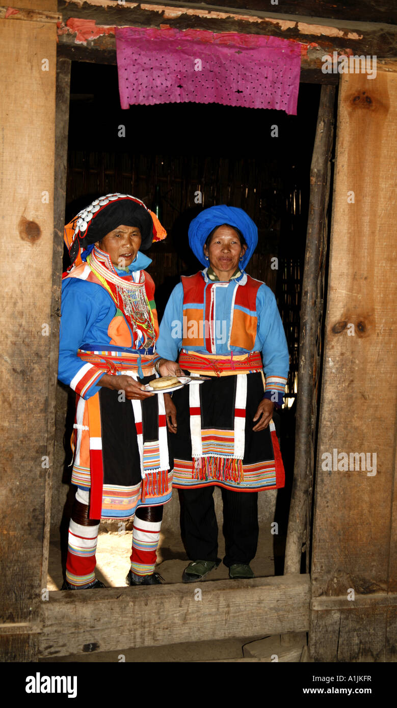 women of the Lisu minority,Yunnan province,China Stock Photo