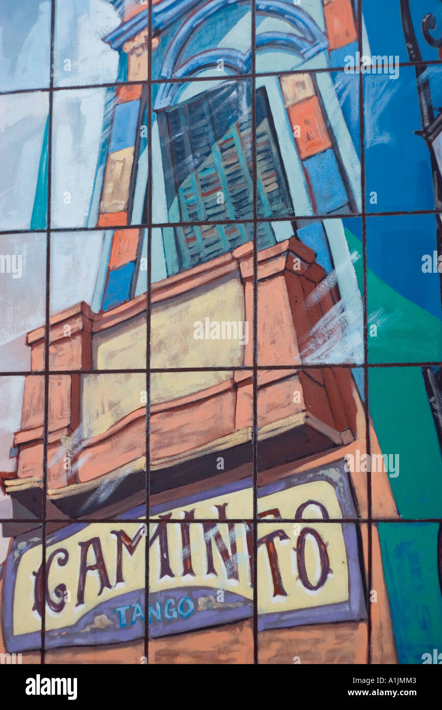 Caminito art/graffiti Stock Photo
