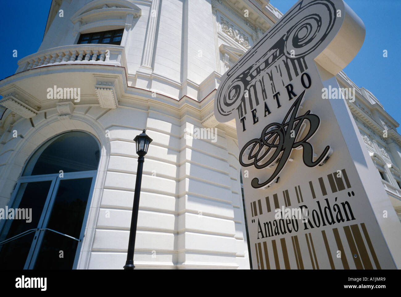 Havana Cuba Teatro Amadeo Roldan Vedado Stock Photo - Alamy