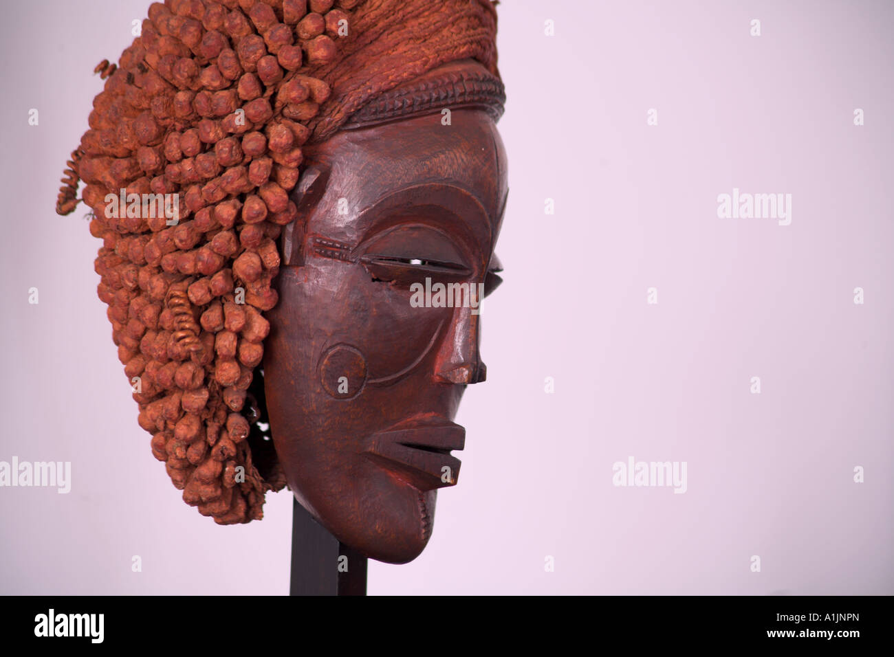 wooden African sculpture Stock Photo - Alamy