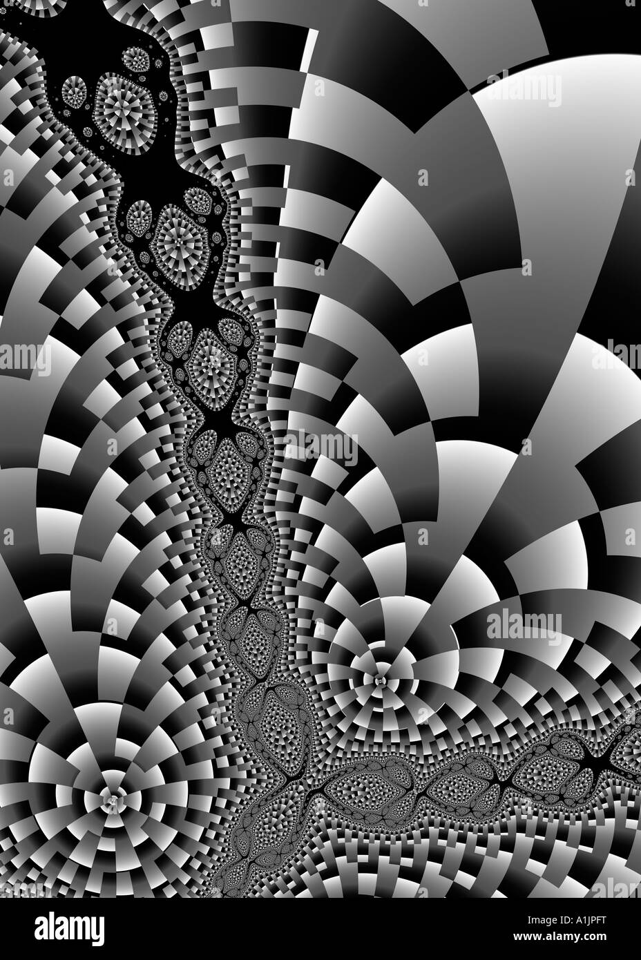 Fractals Black and White Stock Photos & Images Alamy