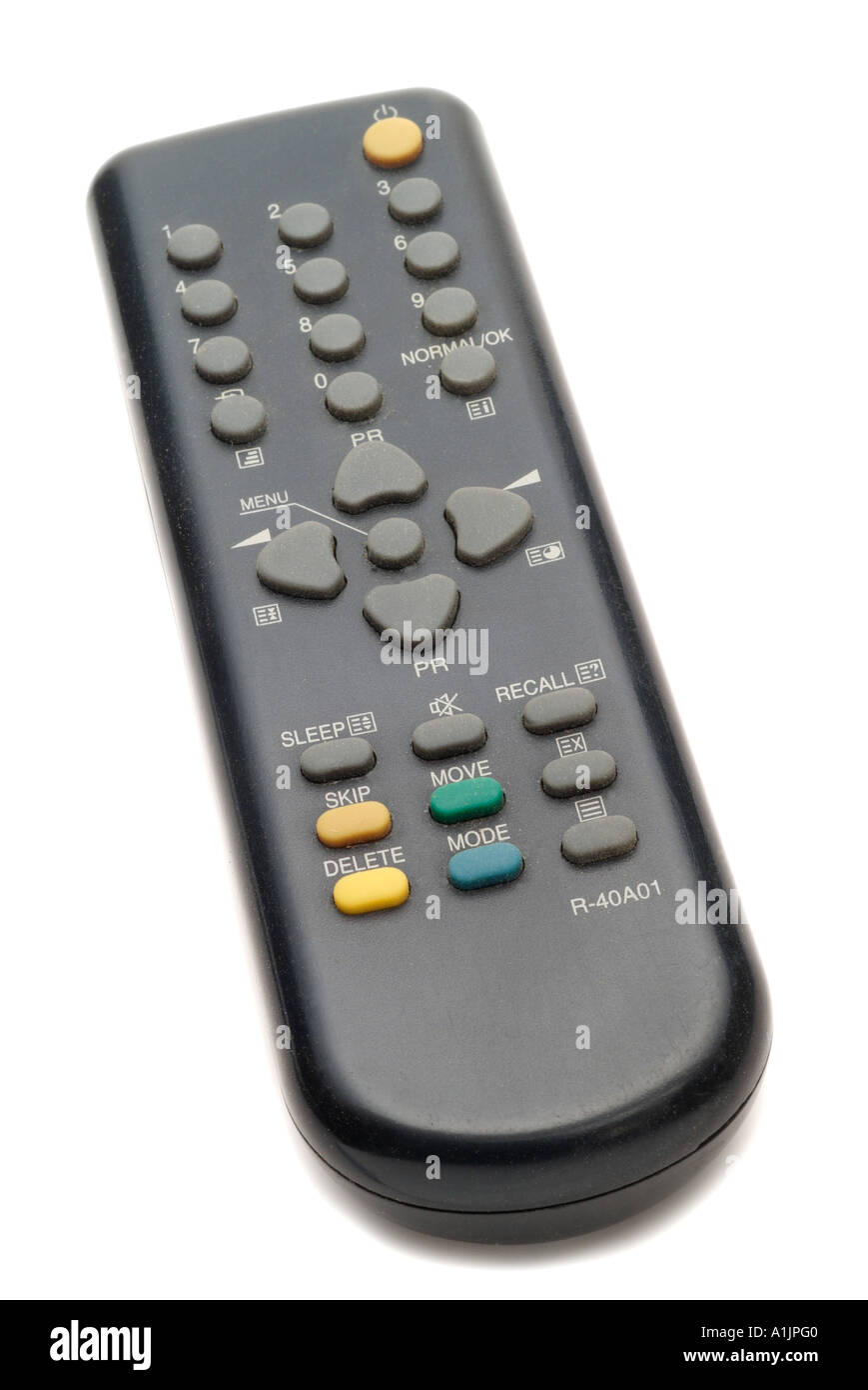 black tv remote control Stock Photo - Alamy