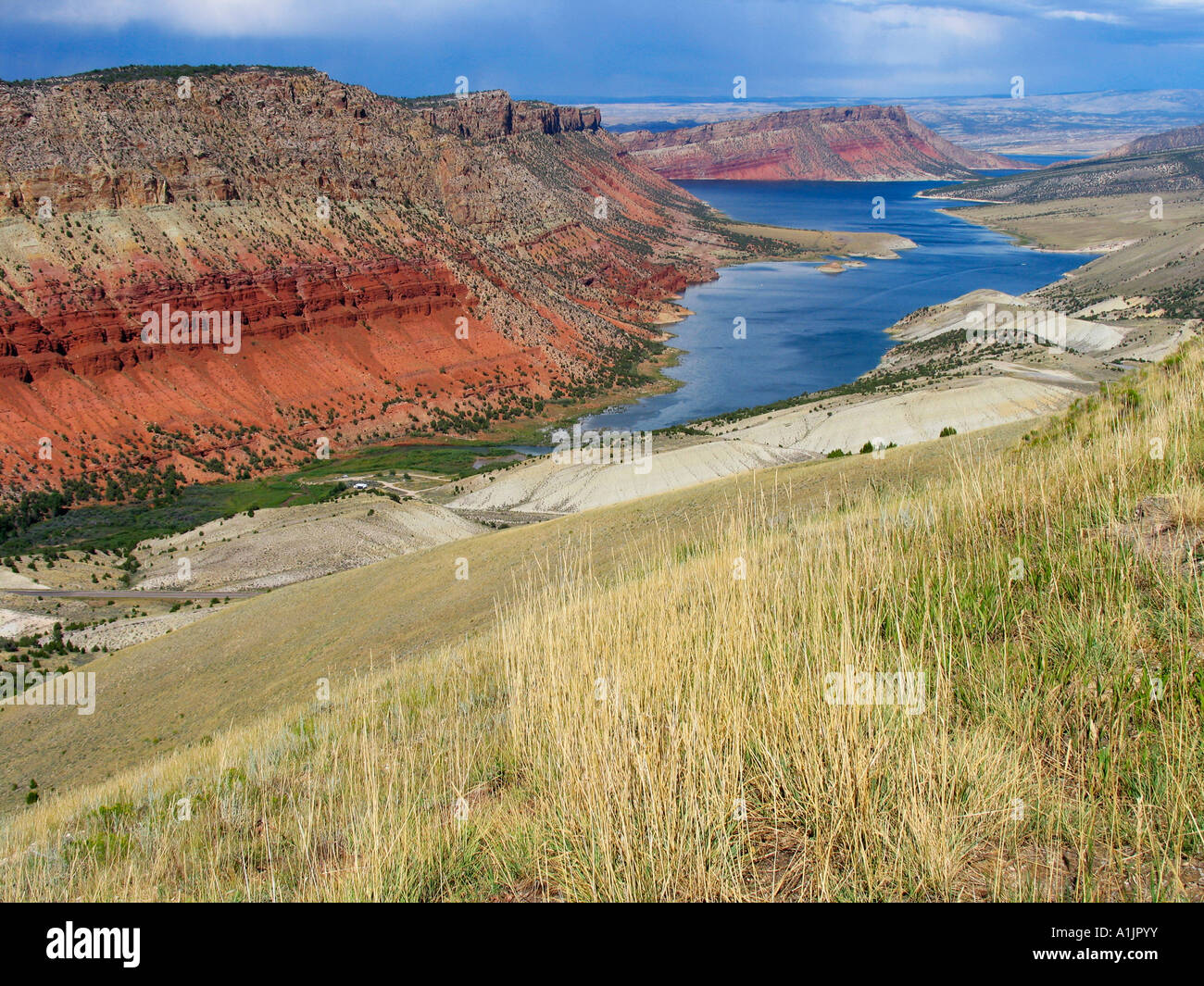 Flaming Utah Stock Photo Alamy
