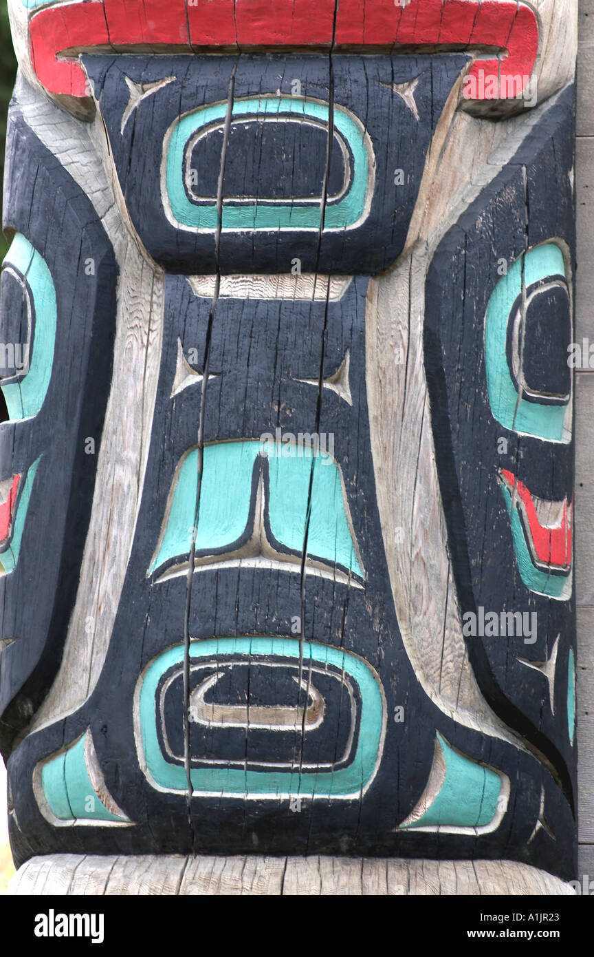 totem pole Alaska Stock Photo - Alamy