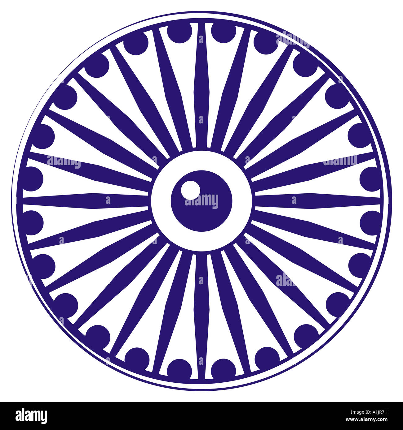 Ashok Chakra Stock Photo Alamy