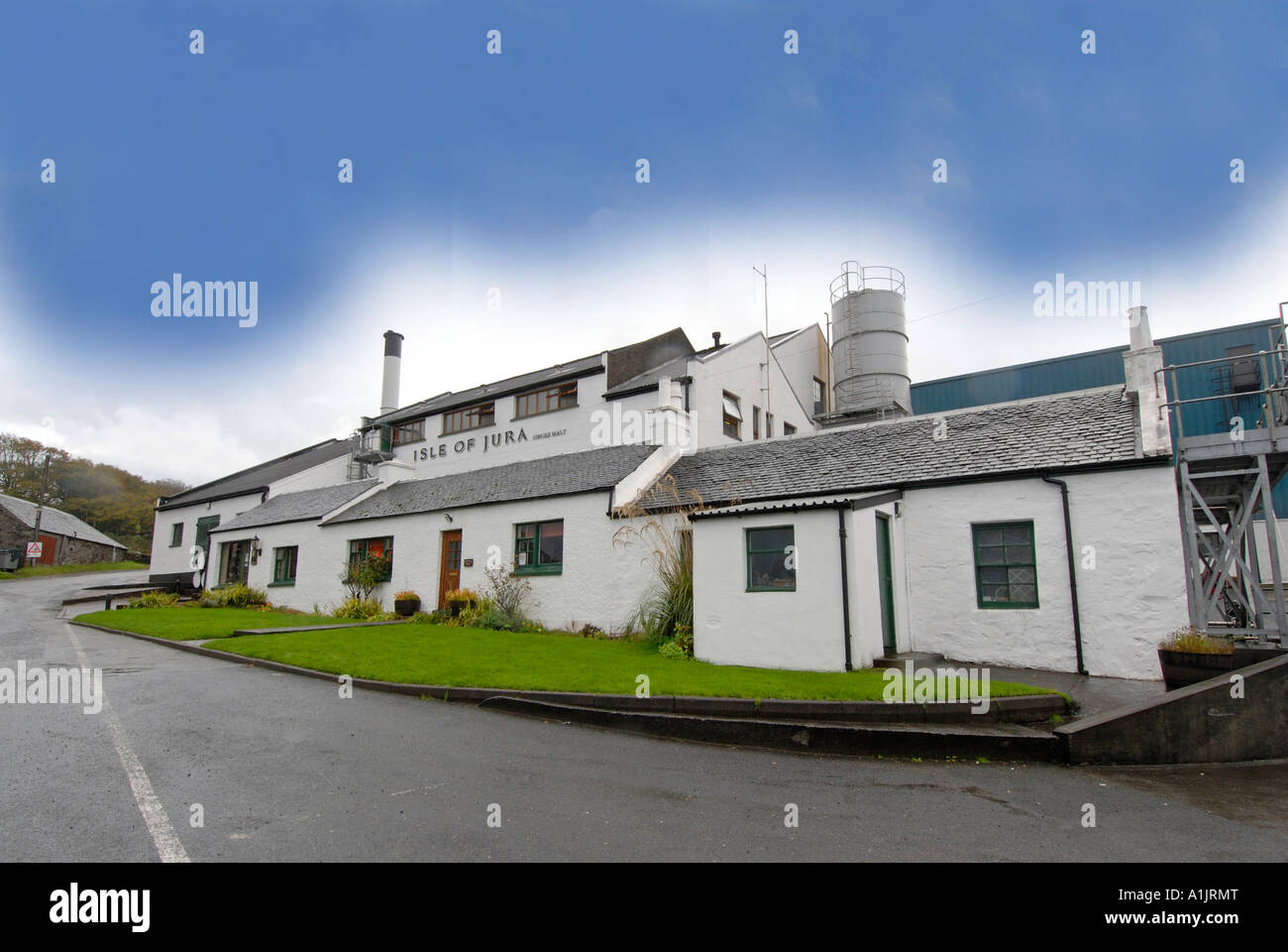 ISLE OF JURA Whisky Distillery. Scotland Stock Photo Alamy
