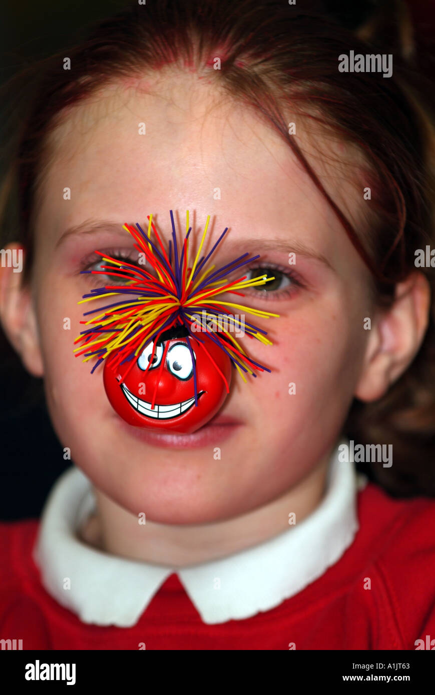 red nose portrait Stock Photo Alamy