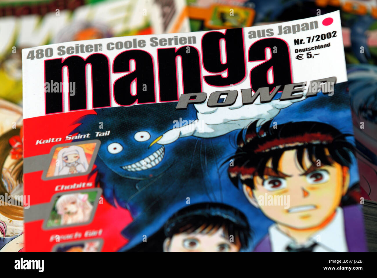 manga magazines Stock Photo Alamy
