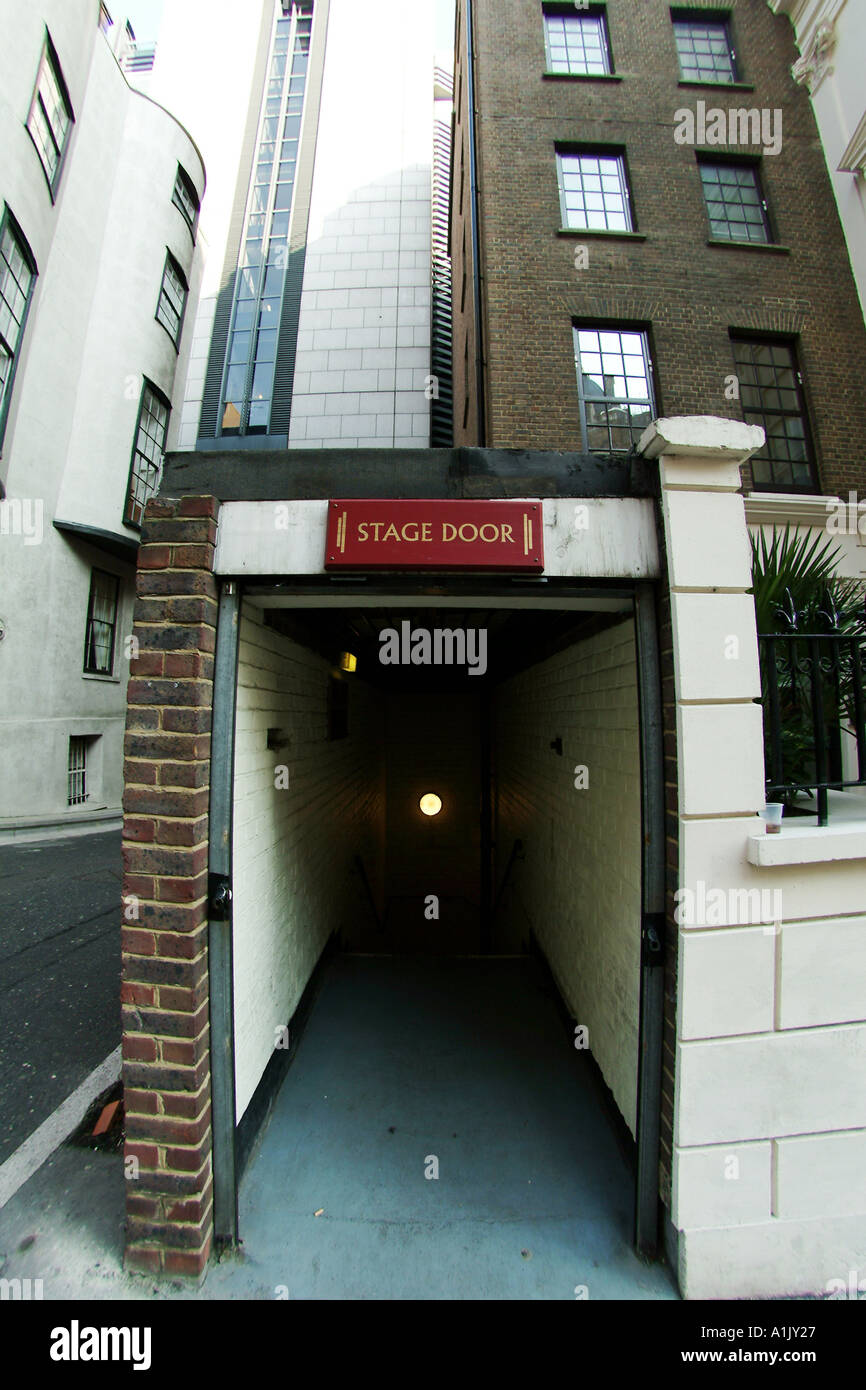 stage door The Playhouse theatre charing cross London Stock Photo Alamy