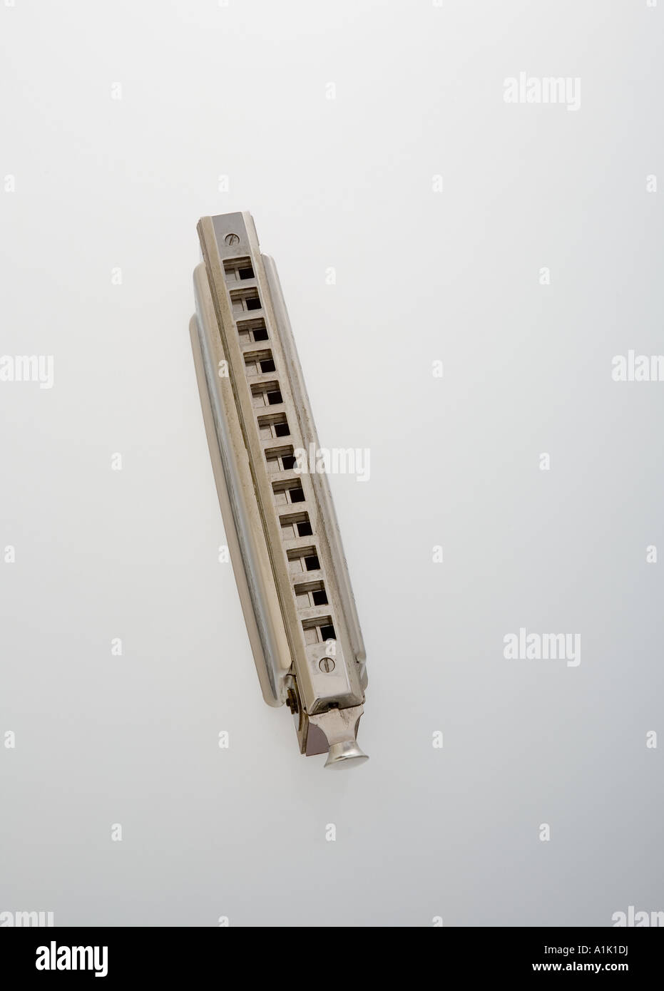 Mouth organ harmonica diagonal Stock Photo Alamy