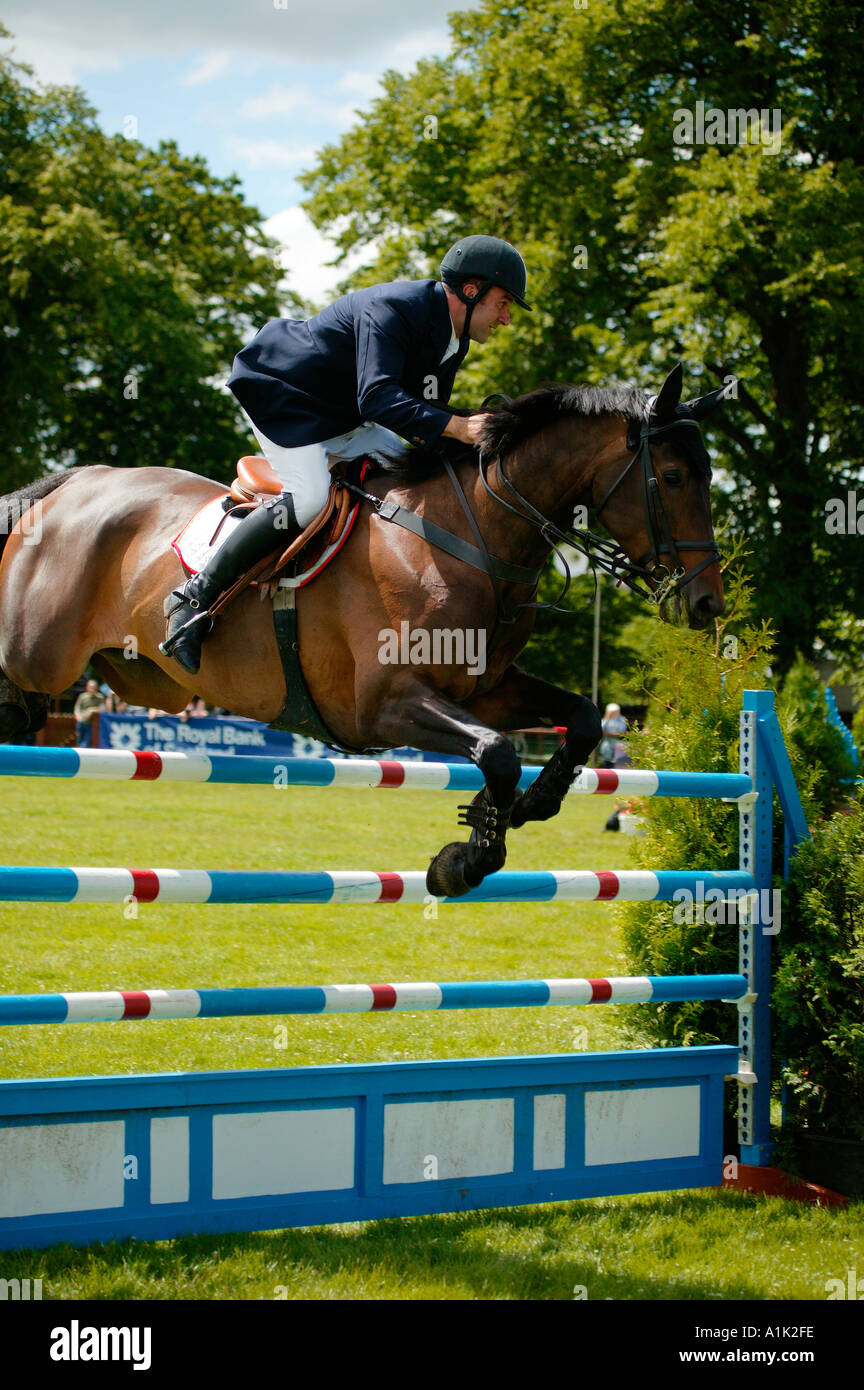 Horse Show jumping equestrian event Royal Highland Show Edinburgh