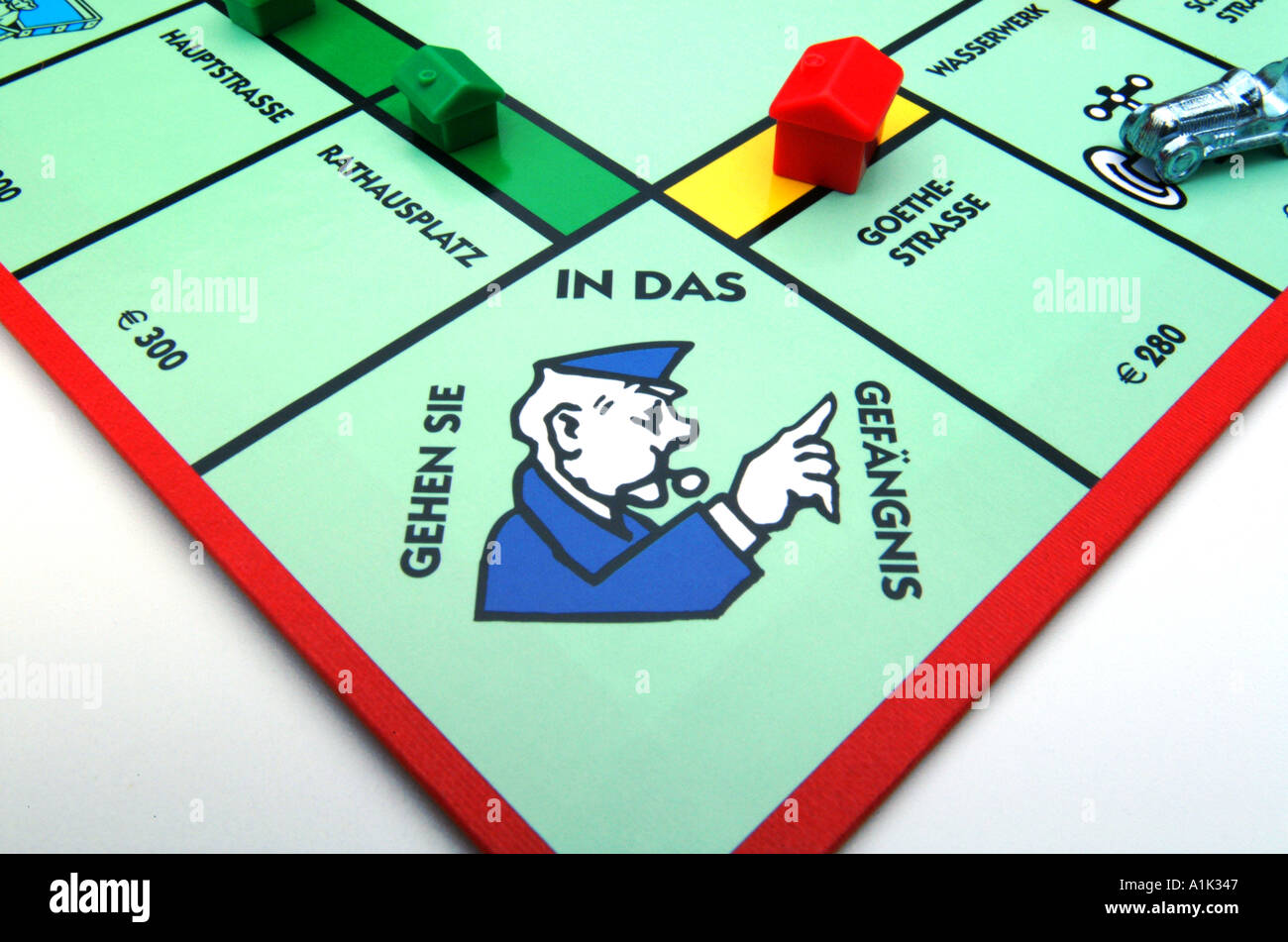 German Monopoly Board Stock Photo - Alamy