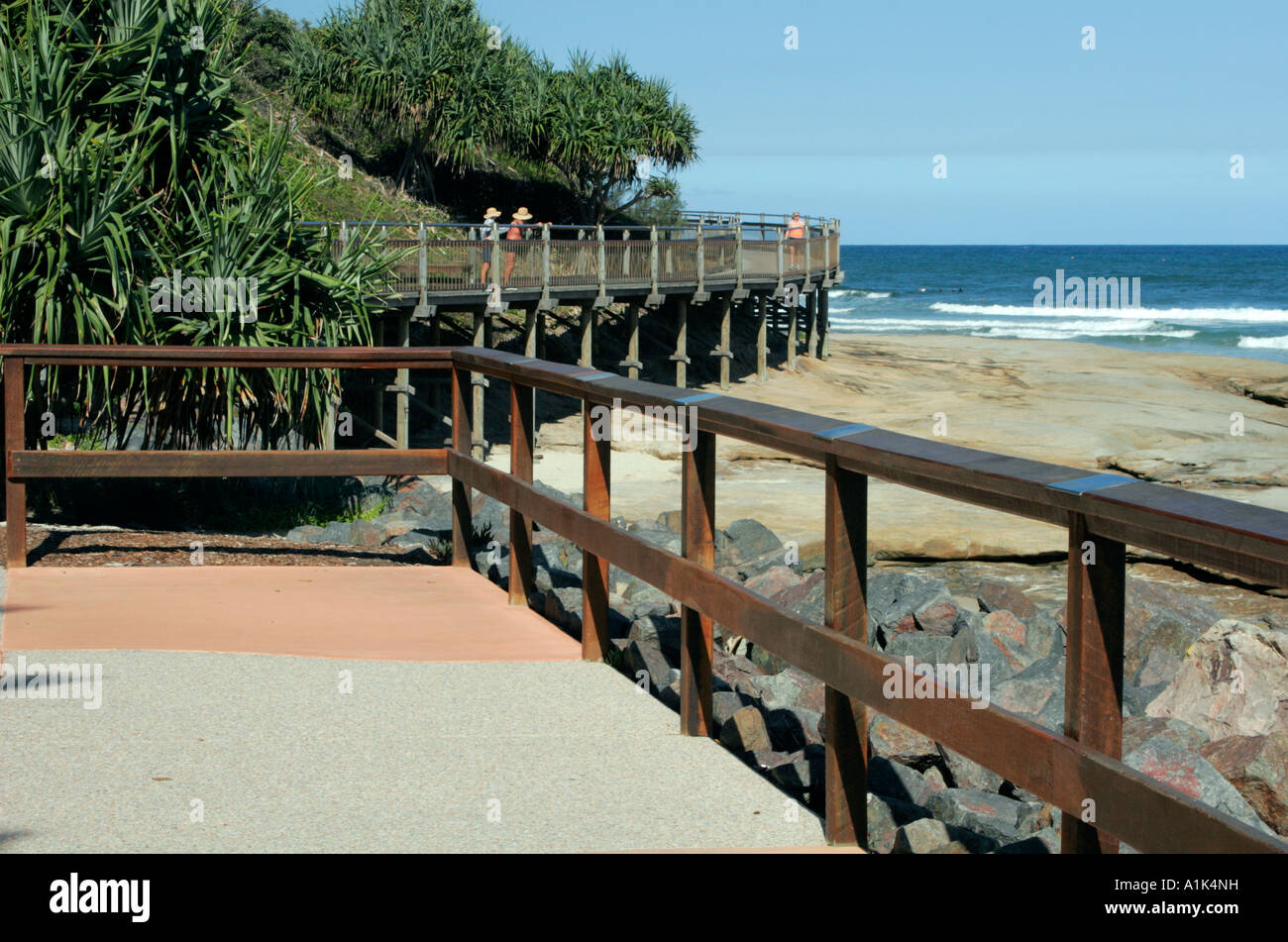 Caloundra beach Stock Photo