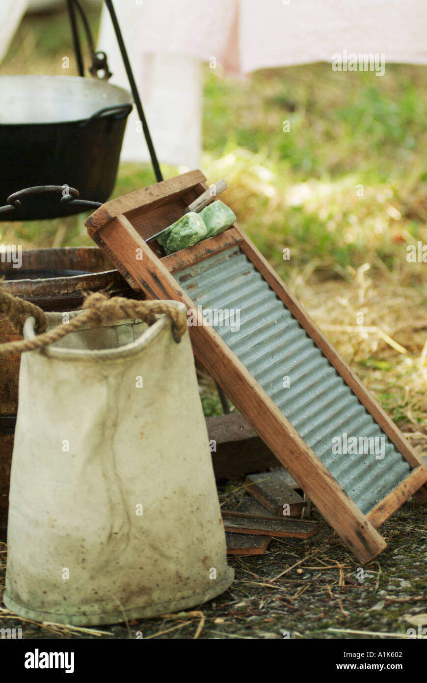 wash board skiffle scrub wash clothes old fashion washboard washing machine  chore clean, cleaning, washing, machine Stock Photo - Alamy