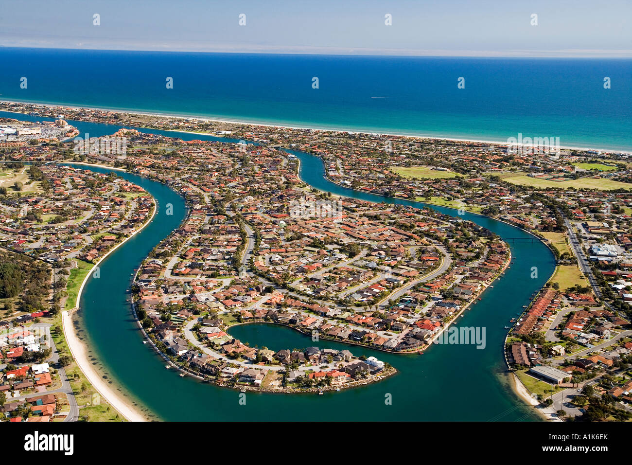 West Lakes Adelaide South Australia Australia aerial Stock Photo Alamy