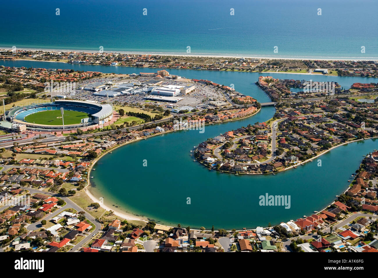 West Lakes AAMI Stadium and West Lakes Mall Adelaide South Australia