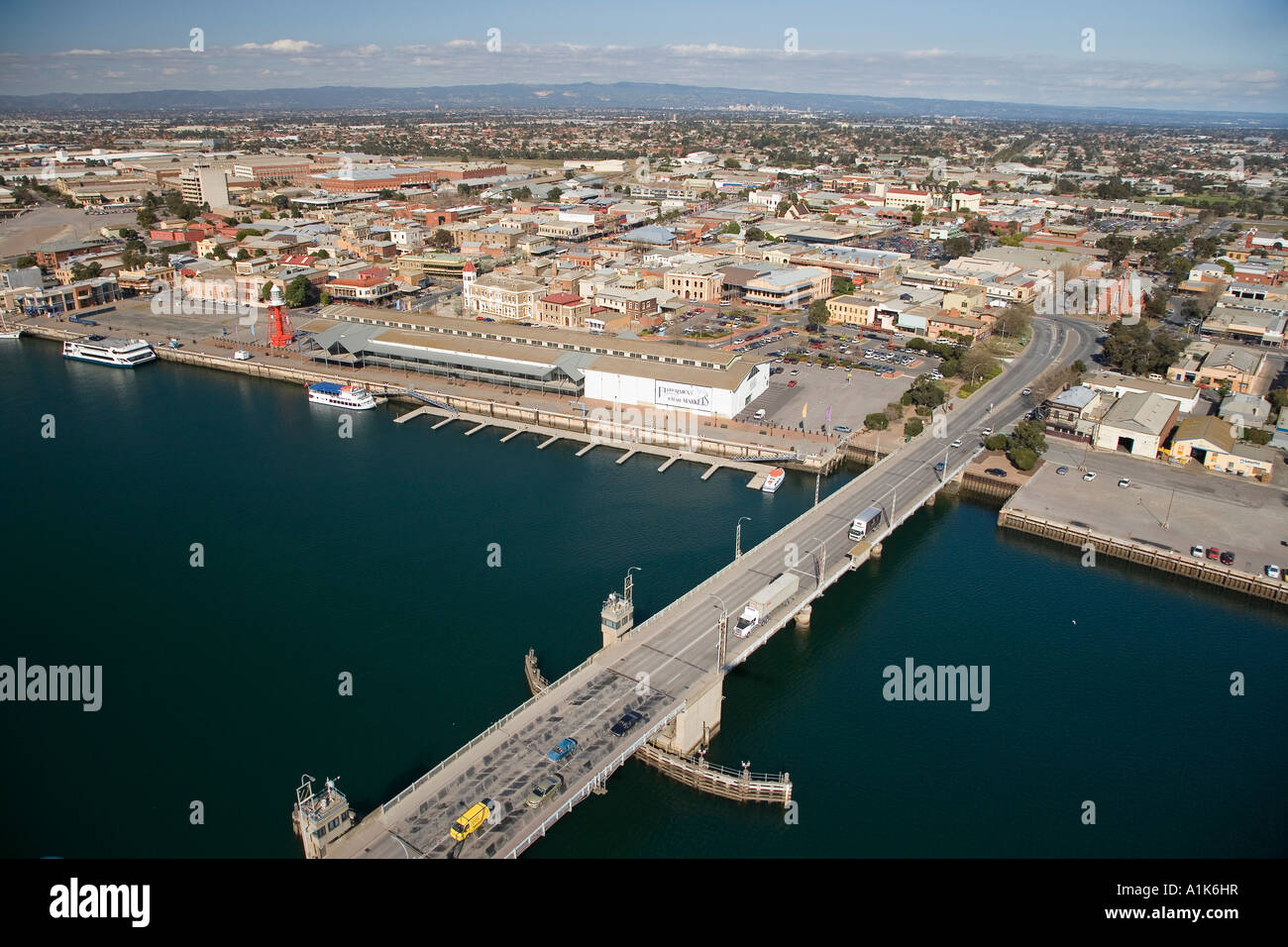Historic Port Adelaide Adelaide South Australia Australia Aerial Stock Photo Alamy